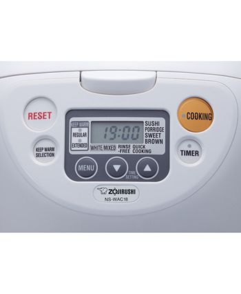 Cuiseur à Riz Zojirushi NS-WAC18 (10 Tasses) – Blanc – Neuf (sans Boîte, Lire Description)