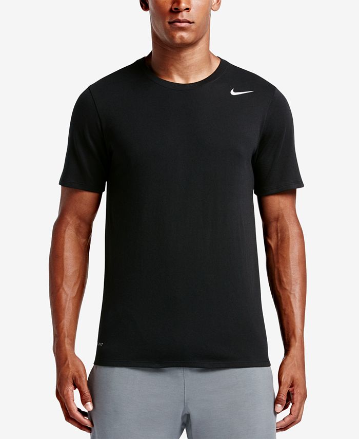 Pygmalion svinekød stadig Nike Men's Dri-Fit Cotton Crew Neck T-Shirt - Macy's