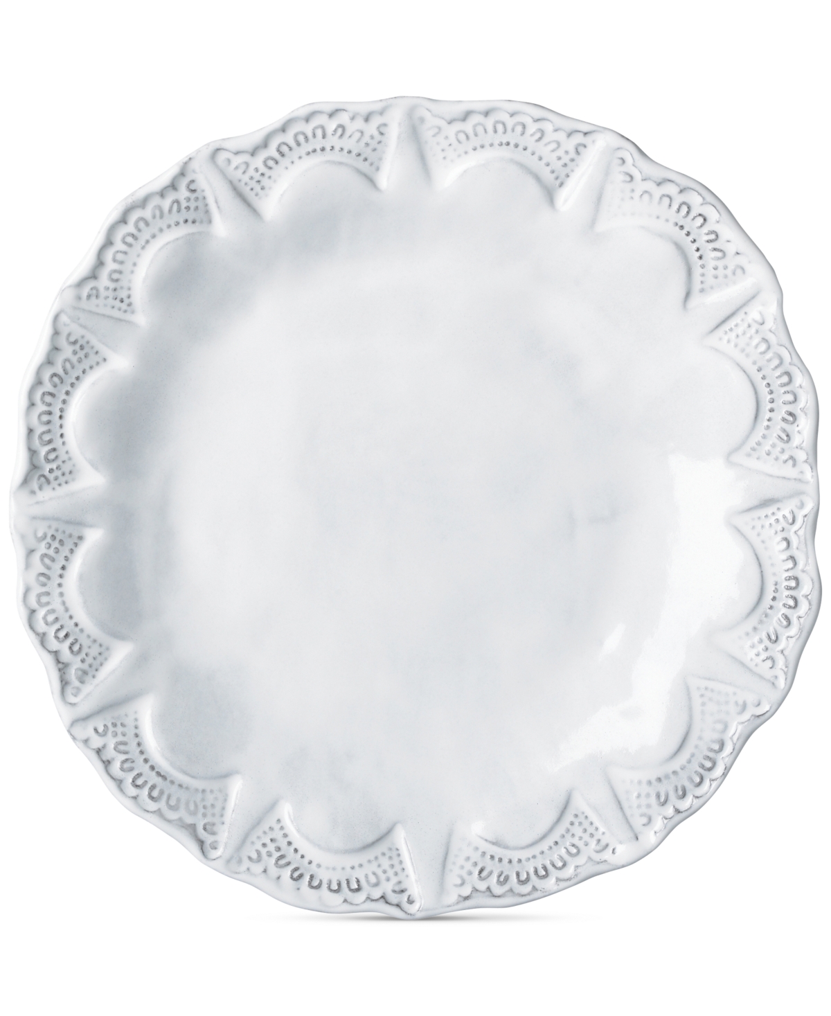 Incanto Stone Lace Salad Plate - White