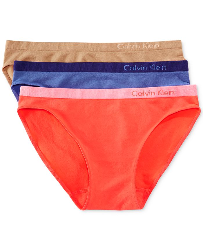 Calvin Klein Women's Radiant Cotton Bikini Panty 3 Pack
