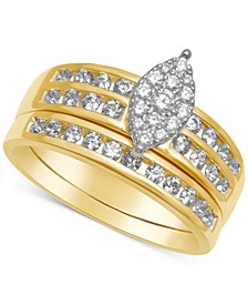 Diamond Marquise-Cluster Bridal Set (3/4 ct. t.w.)