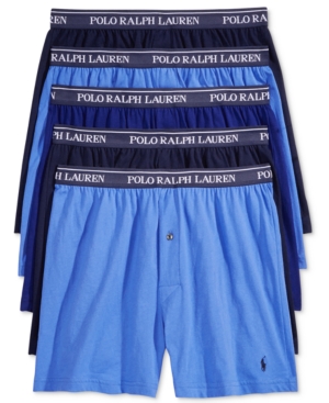 Polo Ralph Lauren Men's 5-Pk Classic Knit Boxer Briefs