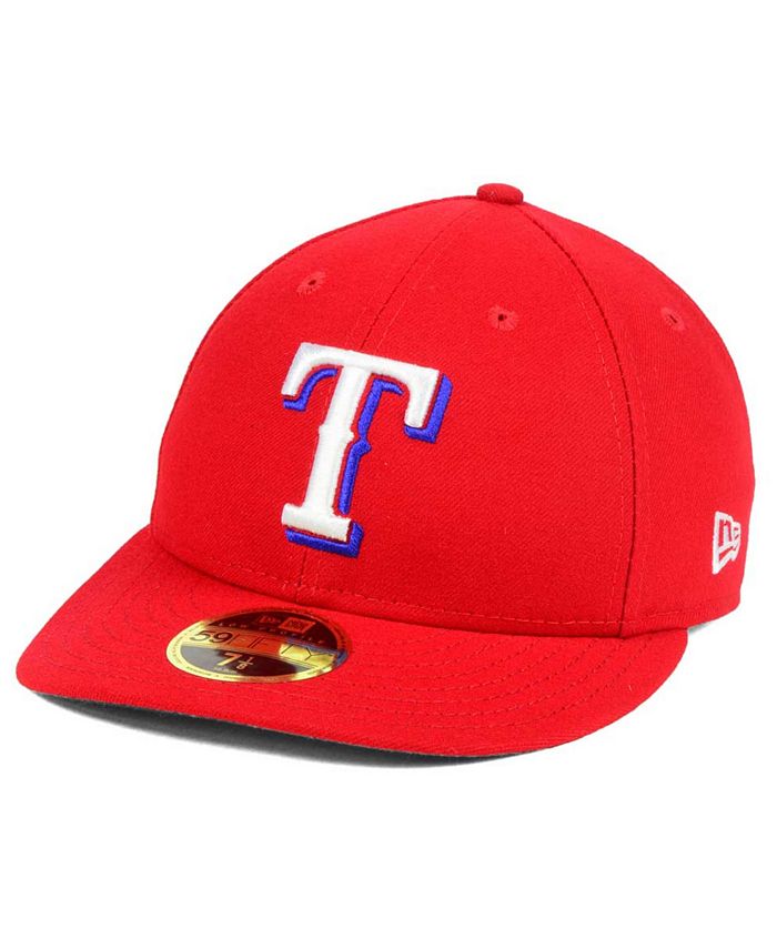 New Era Texas Rangers Low Profile AC Performance 59FIFTY Cap - Macy's