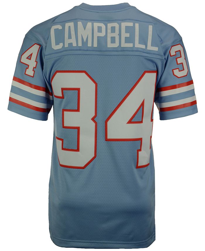 Mitchell & Ness Men's Earl Campbell Houston Oilers Replica ...