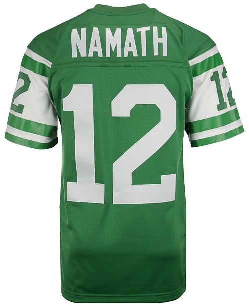 Mitchell Ness Men S Joe Namath New York Jets Replica Throwback