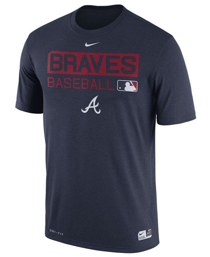 Nike Men's Atlanta Braves Legend Team Issue T-Shirt 1.7 - Macy's