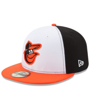 NEW ERA KIDS' BALTIMORE ORIOLES AUTHENTIC COLLECTION 59FIFTY CAP