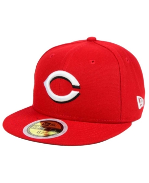 Shop New Era Big Boys And Girls Cincinnati Reds Authentic Collection 59fifty Cap