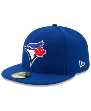 Shop New Era Big Boys And Girls Toronto Blue Jays Authentic Collection 59fifty Cap In Light Royal