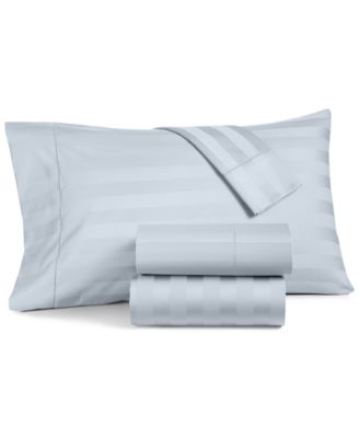 Charter Club - Stripe Cotton 550-Thread Count Pair of Standard Pillowcases
