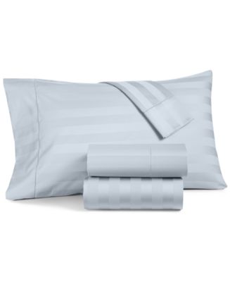 King Charter Club 1.5" Stripe 550 Thread Count Collection - Macy's