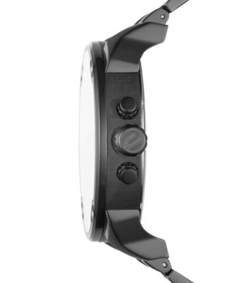 Men's Mr. Daddy 2.0 Black Stainless Steel Bracelet Watch 57mm DZ7395