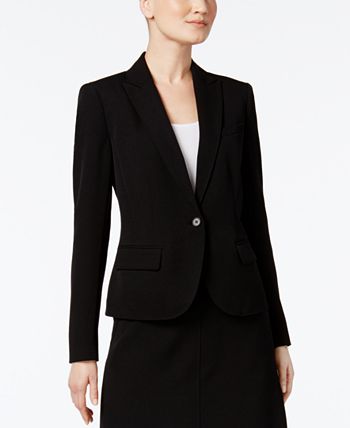 Anne Klein - Single-Button A-line Skirt Suit