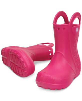 pink rain boots for girls