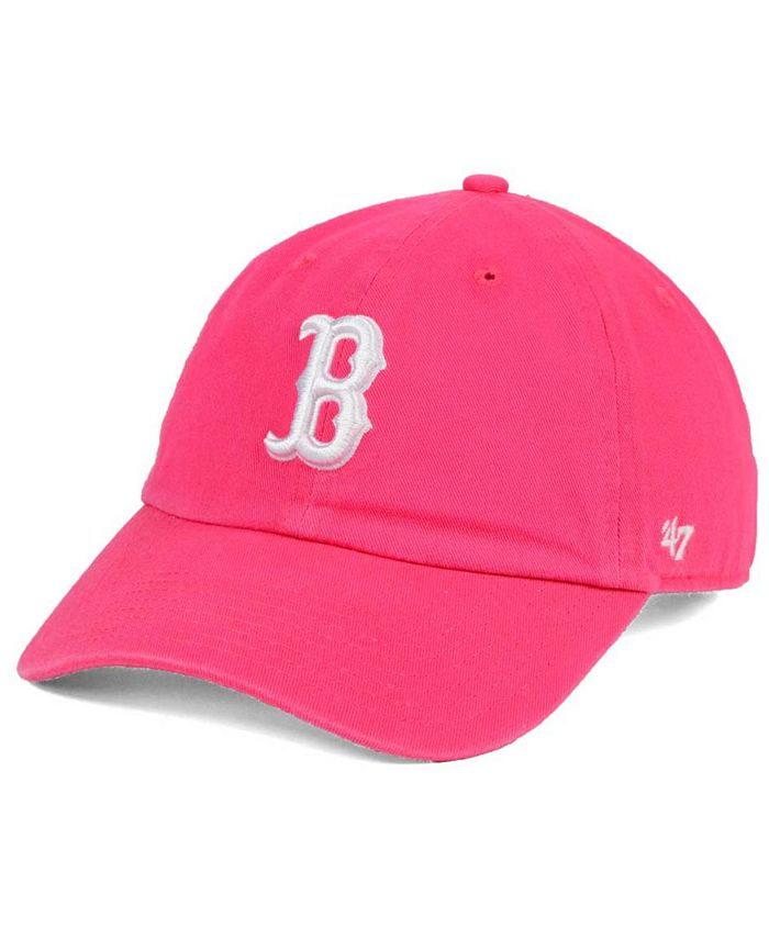 47 Brand Women's New York Yankees Pink/White Clean Up Cap - Macy's