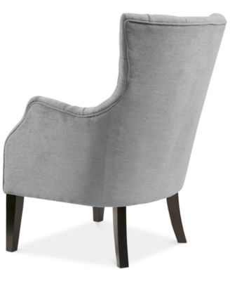 Hannah Button Tufted Wing Accent Chair