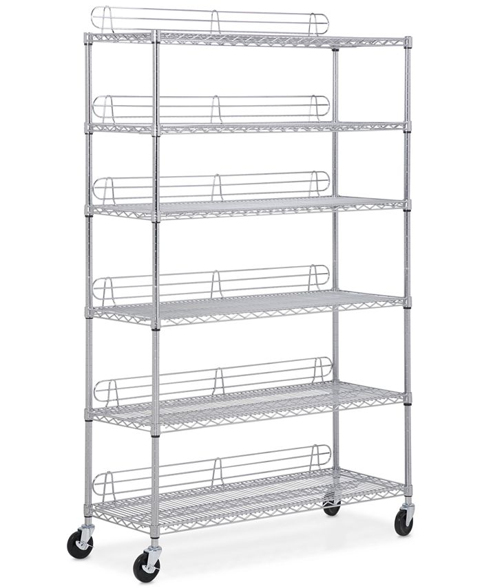 Honey Can Do 6Tier Wheeled Shelving Unit Macy's