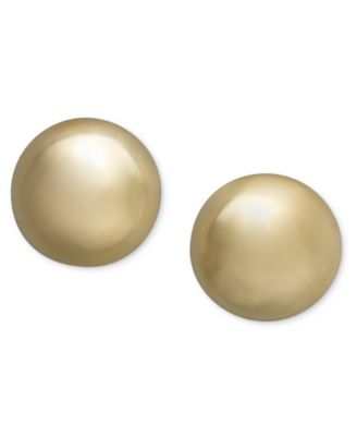 Giani Bernini - 24k Gold over Sterling Silver Earrings, Ball Stud Earrings