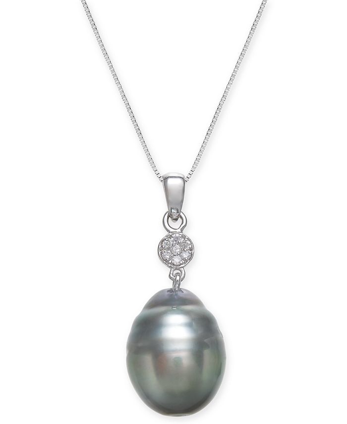 Macy's black deals pearl necklace