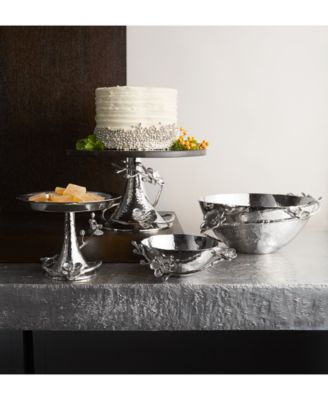 White Orchid Nut Bowl