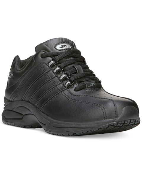 Женские кроссовки Dr. Scholl's Kimberly II Slip-Resistant Work Sneakers, цвет: Чёрный кожаный
