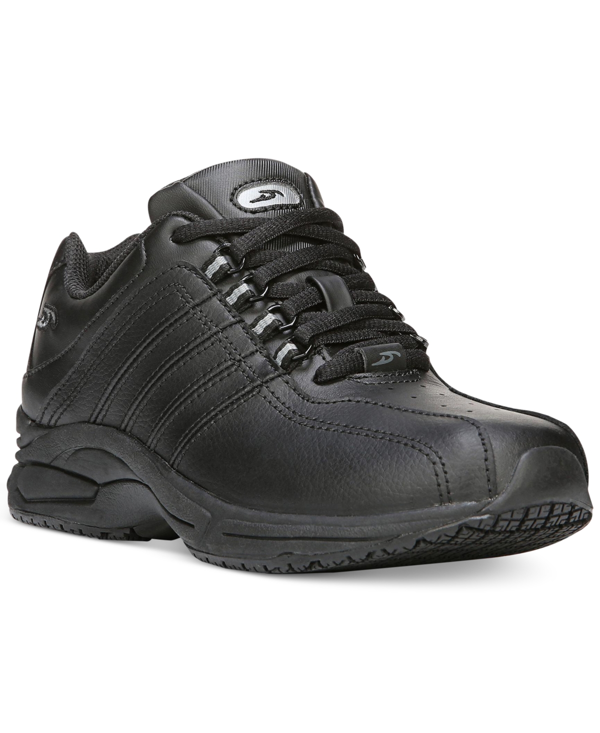 Women's Kimberly Ii Slip-Resistant Work Sneakers - Black Leather