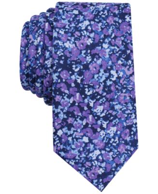 Bar III Men's Jackman Floral Slim Tie, Created for Macy's - Macy's