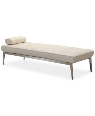 Myia Tufted Leather Daybed