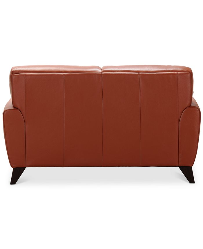 Myia 62 leather loveseat new arrivals