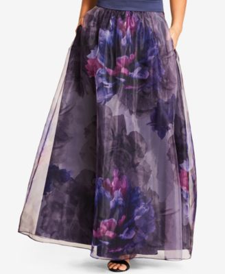 Macy's floral maxi skirt best sale