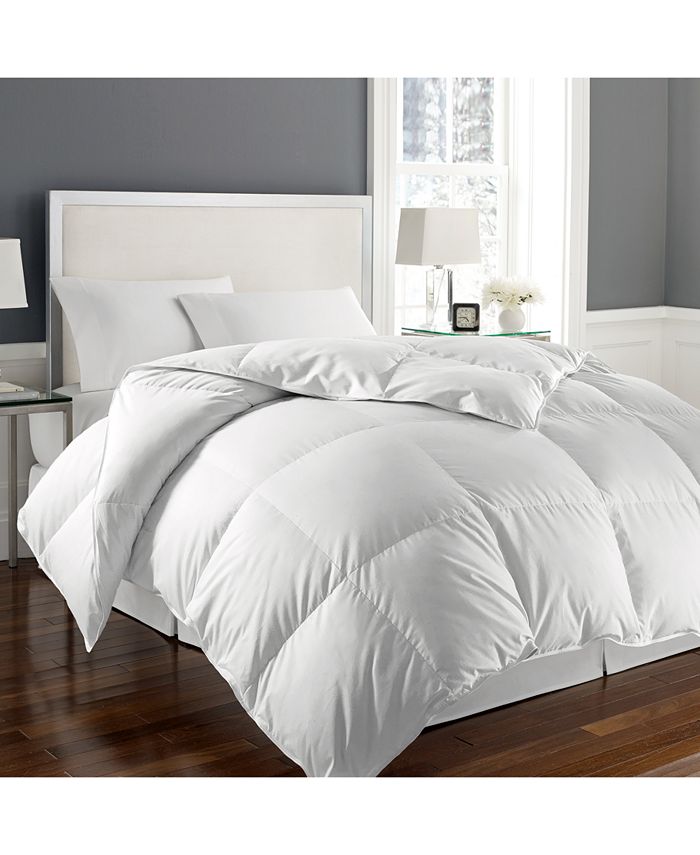 Blue Ridge 1000Thread Count White Goose Down King Comforter Macy's