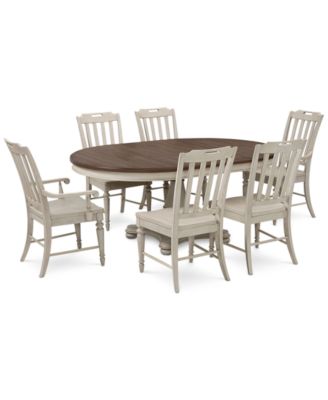 barclay expandable round pedestal dining