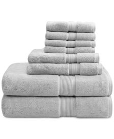 Shop Adrien Super Soft 6 Piece Cotton Towel Set Silver, Bath Towels