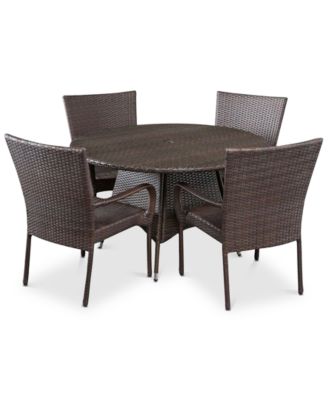 Furniture - Chiese 5-Pc. Dining Set, Quick Ship