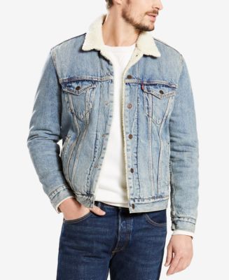 Lucky Brand Men's Fleece-Lined Corduroy Trucker Jacket - Macy's  Trucker  jacket outfit, Denim jacket men outfit, Jackets men fashion