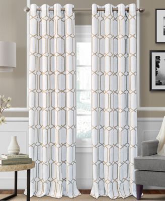 Home Fashions Kaiden Geometric Room Darkening Window Curtain