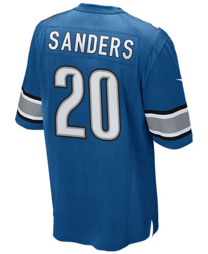 Nike Men's Barry Sanders Detroit Lions Game Jersey - Macy's