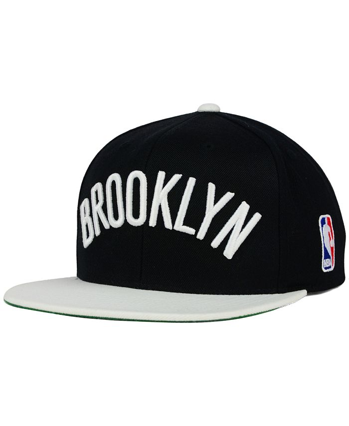 Mitchell & Ness Brooklyn Nets XL Logo Snapback Cap - Macy's