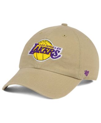 khaki lakers hat