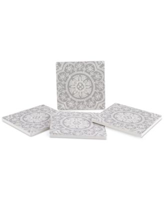Thirstystone - Woodblock Pattern 4-Pc. Coaster Set