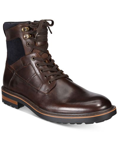 Bar III Men's Miles Lace-Up Boots, Created for Macy's - All Men's Shoes ...