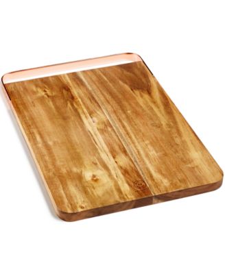 Martha Stewart Collection - Copper-Handle Acacia Cutting Board