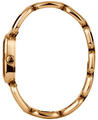 Gucci Women's Swiss G-Gucci Gold-Tone PVD Stainless Steel Bracelet