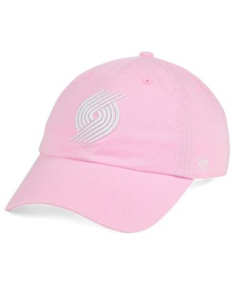 47Brand Los Angeles Dodgers Petal Pink Clean Up Strapback Hat