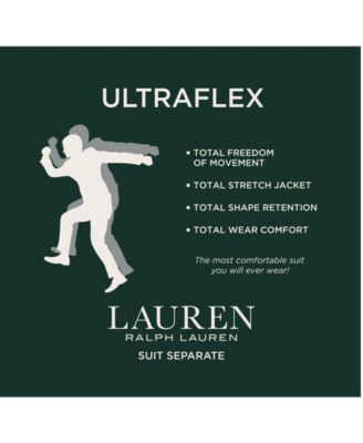 lauren ralph lauren navy plaid ultraflex jacket