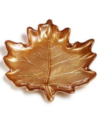 Martha Stewart Collection - Harvest Leaf Appetizer Plate