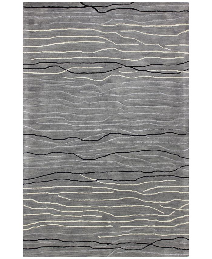 Mink CLOSEOUT! Waves 7'9" x 9'9" Area Rug Macy's