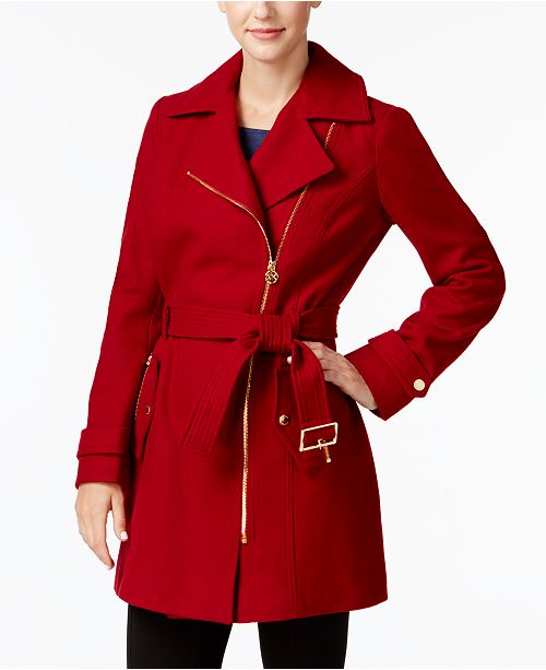 Michael Kors Asymmetrical Walker Coat Reviews Women S Brands