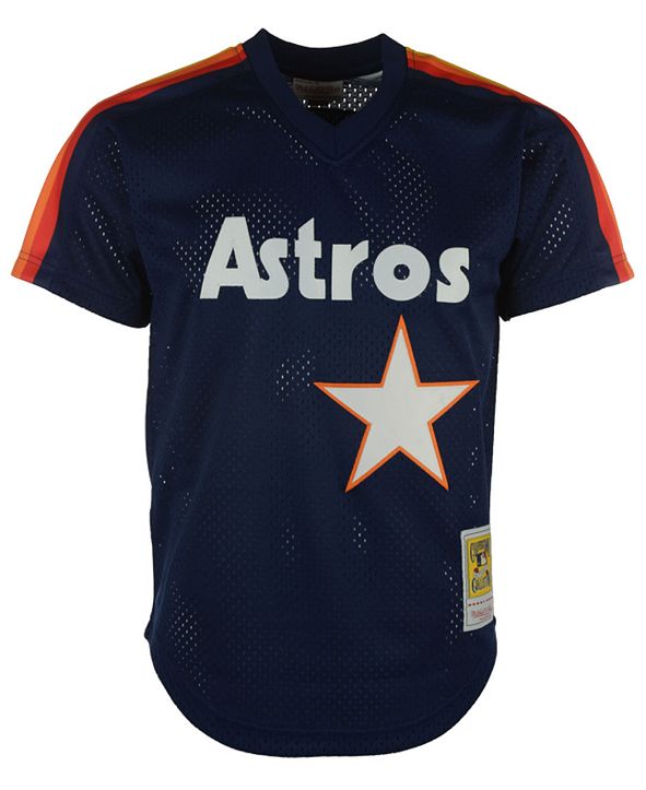 Mitchell & Ness Men's Nolan Ryan Houston Astros Authentic Mesh Batting
