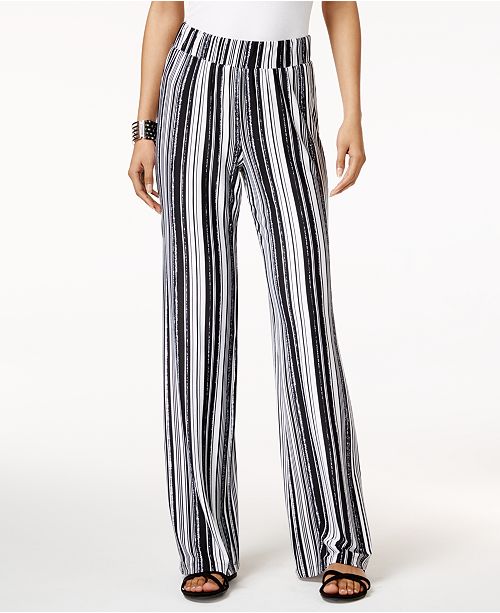 petite striped pants